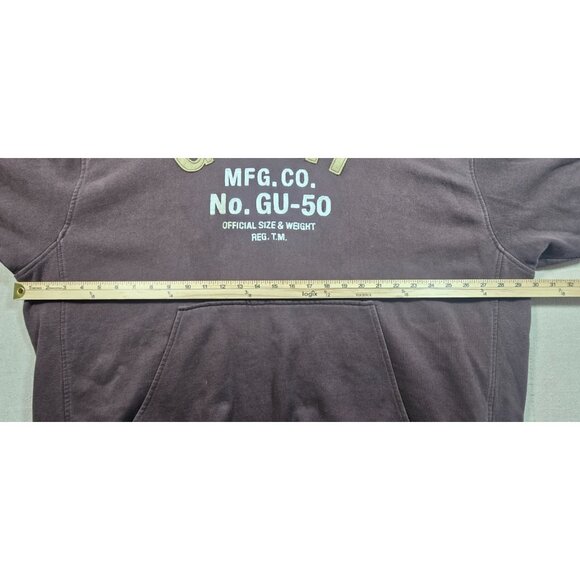 G-Unit Hoodie Men’s 3XL Brown Heavyweight Pullover Workwear Gorilla Unit 50 Cent - Picture 9 of 16